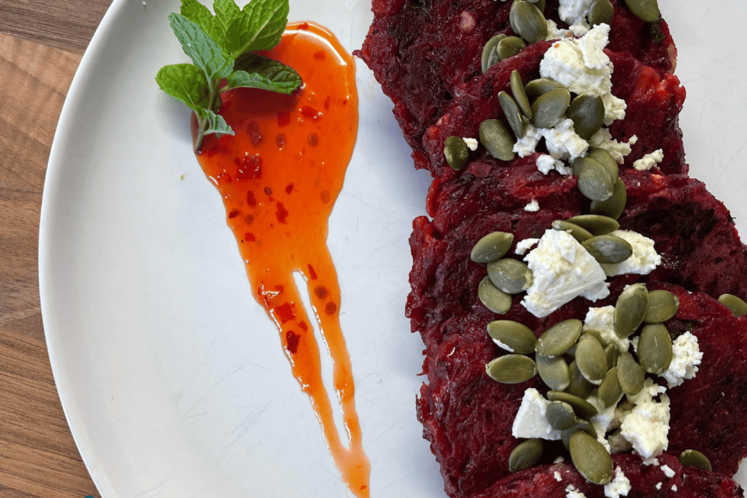 Carrot & Beet Fritters